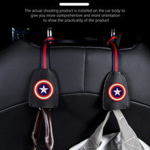 Load image into Gallery viewer, 2pcs Captain America Universal Hidden Seat Back Hooks
