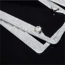 Load image into Gallery viewer, 2pcs Universal License Plate Frames with Crystals
