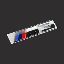 Load image into Gallery viewer, Silver and Glossy Black Plastic For BMW M Sticker Logo M1 M2 M3 M4 M5 M6 E30 E36 E39 E46 E60 E90 F10 F20 F30 G01 G30 X1 X3 X5
