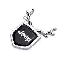 Load image into Gallery viewer, 2pcs Jeep Logo Shield Antler Emblems
