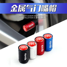 Load image into Gallery viewer, 4pcs Fiat Sports Logo Tire Valve Caps
