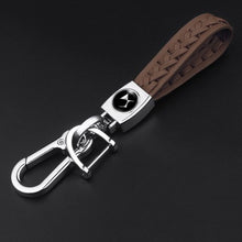 Load image into Gallery viewer, 2pcs Leather car keychain keyring key ring
