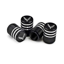 Load image into Gallery viewer, 4pcs Chevrolet Corvette Logo Tire Valve Caps
