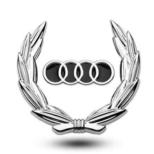 Load image into Gallery viewer, Audi Wreath Emblem Sticker
