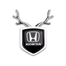 Load image into Gallery viewer, 2pcs Honda Logo Shield Antler Emblems
