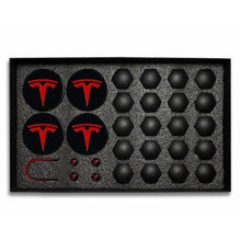 Load image into Gallery viewer, Set for Wheels Tesla Model 3 S X HubCaps, Valve Caps, Nut Covers
