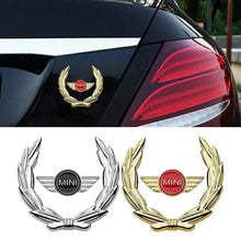 Load image into Gallery viewer, Mini Сooper Wreath Emblem Sticker
