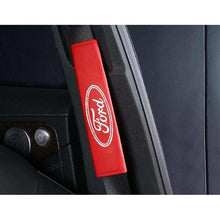 Load image into Gallery viewer, 2pcs Ford Logo Seat Belt Pads
