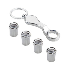 Load image into Gallery viewer, BSXMY Valve Caps with wrench keychain for Land Rover Range Rover
