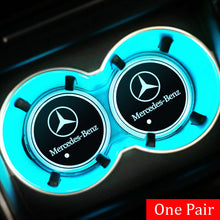 Load image into Gallery viewer, 2pcs Mercedes-Benz Led Cup Holder Mat Pad
