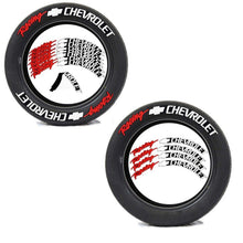 Load image into Gallery viewer, 4/8pcs Chevrolet Racing Letter Wheels Tire Stickers
