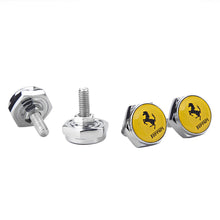 Load image into Gallery viewer, 4pcs License Plate Screws for Ferrari Frame
