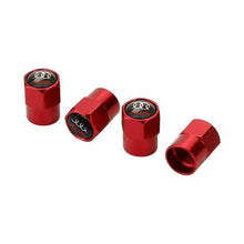 Load image into Gallery viewer, 4pcs Audi Black Background Logo Tire Valve Caps
