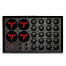Load image into Gallery viewer, Set for Wheels Tesla Model 3 S X HubCaps, Valve Caps, Nut Covers
