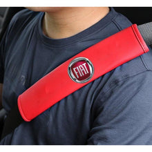 Load image into Gallery viewer, 2pcs FIAT Logo Seat Belt Pads
