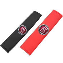 Load image into Gallery viewer, 2pcs FIAT Logo Seat Belt Pads
