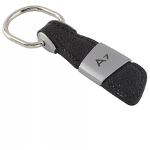 Load image into Gallery viewer, Audi Leather Keyring Black
