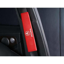 Load image into Gallery viewer, 2pcs Acura Logo Seat Belt Pads
