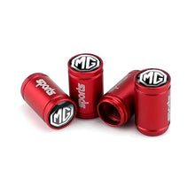 Load image into Gallery viewer, 4pcs MG Sports Logo Tire Valve Caps
