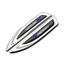 Load image into Gallery viewer, 2pcs Volvo R-DESIGN Fender Emblems
