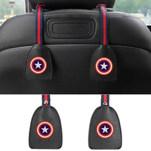 Load image into Gallery viewer, 2pcs Captain America Universal Hidden Seat Back Hooks
