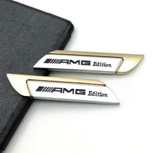 Load image into Gallery viewer, 2pcs AMG Logo Emblem Stickers Mercedes
