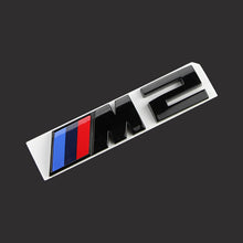 Load image into Gallery viewer, Silver and Glossy Black Plastic For BMW M Sticker Logo M1 M2 M3 M4 M5 M6 E30 E36 E39 E46 E60 E90 F10 F20 F30 G01 G30 X1 X3 X5
