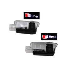Load image into Gallery viewer, 2pcs Audi S line Logo Welcome Door Led Laser Projector
