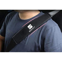 Load image into Gallery viewer, 2pcs SEAT Logo Seat Belt Pads
