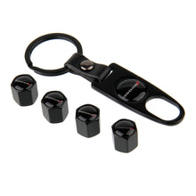 Load image into Gallery viewer, 4pcs Tire Valve Caps + Keychain For Dodge
