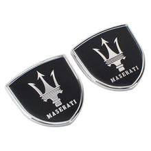 Load image into Gallery viewer, 2pcs Maserati Logo Shield Emblems
