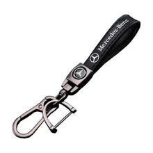Load image into Gallery viewer, Mercedes-Benz Logo Keychain Leather
