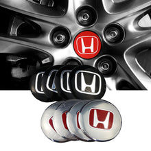 Load image into Gallery viewer, 4pcs 56mm Honda Logo Wheel Hub Stickers
