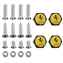 Load image into Gallery viewer, 4pcs License Plate Screws for Ferrari Frame
