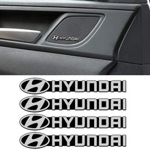 Load image into Gallery viewer, 4pcs Hyundai Door Speaker Emblem Stickers
