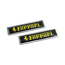 Load image into Gallery viewer, 2pcs Ferrari Logo Emblem Stickers
