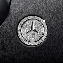 Load image into Gallery viewer, Rhinestone Engine Start/Stop Button Emblem Sticker
