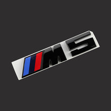 Load image into Gallery viewer, Silver and Glossy Black Plastic For BMW M Sticker Logo M1 M2 M3 M4 M5 M6 E30 E36 E39 E46 E60 E90 F10 F20 F30 G01 G30 X1 X3 X5
