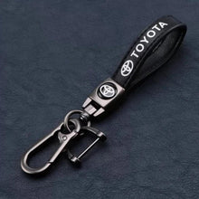 Load image into Gallery viewer, Toyota Logo Keychain Leather
