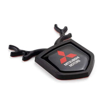 Load image into Gallery viewer, 2pcs Mitsubishi Logo Shield Antler Emblems
