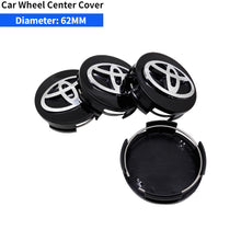 Load image into Gallery viewer, 58/62mm wheel center caps toyota

