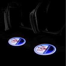 Load image into Gallery viewer, 2pcs Maserati Logo Wireless Car Door Led Laser Projector

