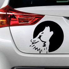 Load image into Gallery viewer, Wolf and Moon Auto Sticker

