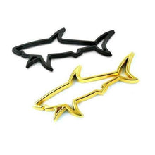 Load image into Gallery viewer, Hollow Shark Metal Emblem Sticker
