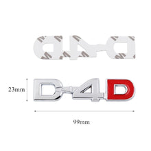 Load image into Gallery viewer, D4D Trunk Emblem Sticker
