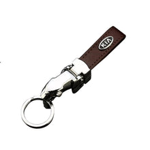 Load image into Gallery viewer, Leopard Head KIA Logo Keychain
