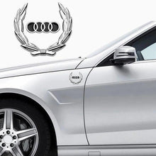 Load image into Gallery viewer, Audi Wreath Emblem Sticker
