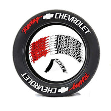 Load image into Gallery viewer, 4/8pcs Chevrolet Racing Letter Wheels Tire Stickers
