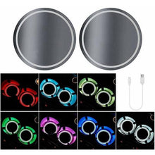 Load image into Gallery viewer, 2pcs Audi S Line Logo Led Cup Holder Mat Pad
