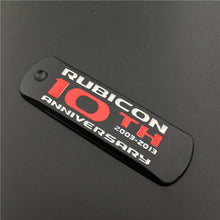 Load image into Gallery viewer, Rubicon 10th Anniversary Emblem Sticker for Jeep
